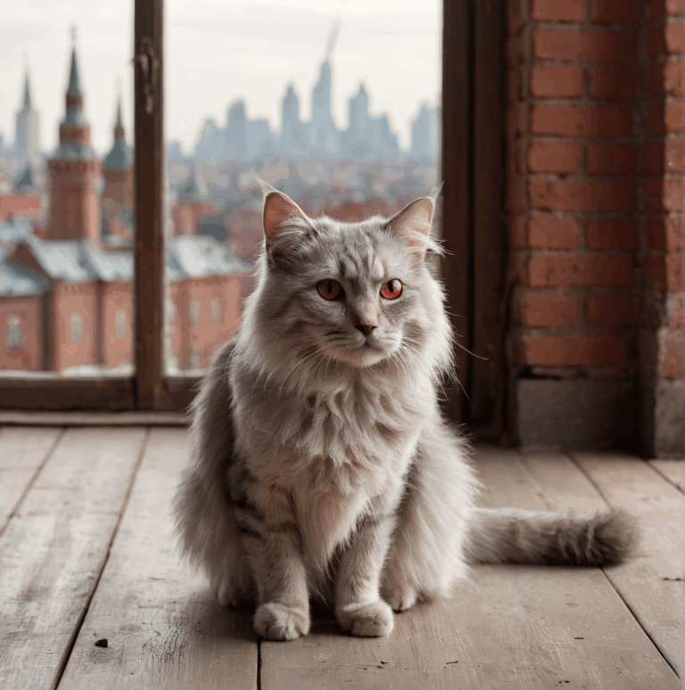 12‑летний кот в Москве: признаки, когда нужна эвтаназия
